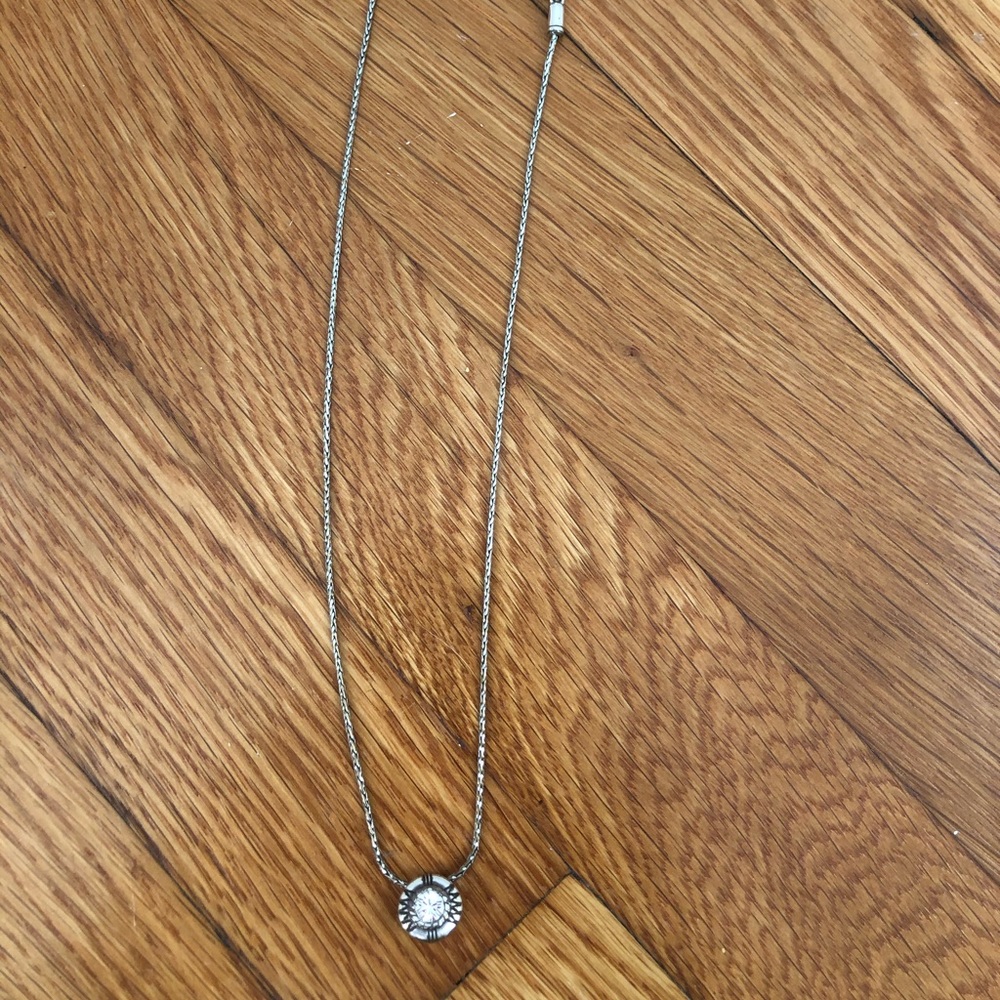 Brighton Silver Swarovski Fortino necklace
